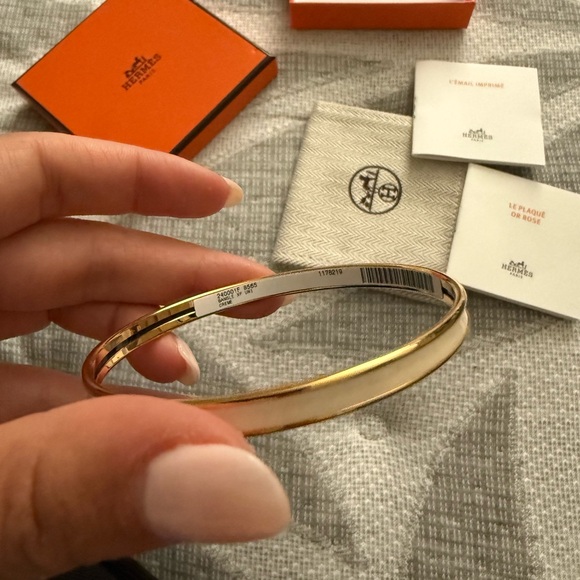 Hermes White Uni Bracelet - Picture 3 of 6